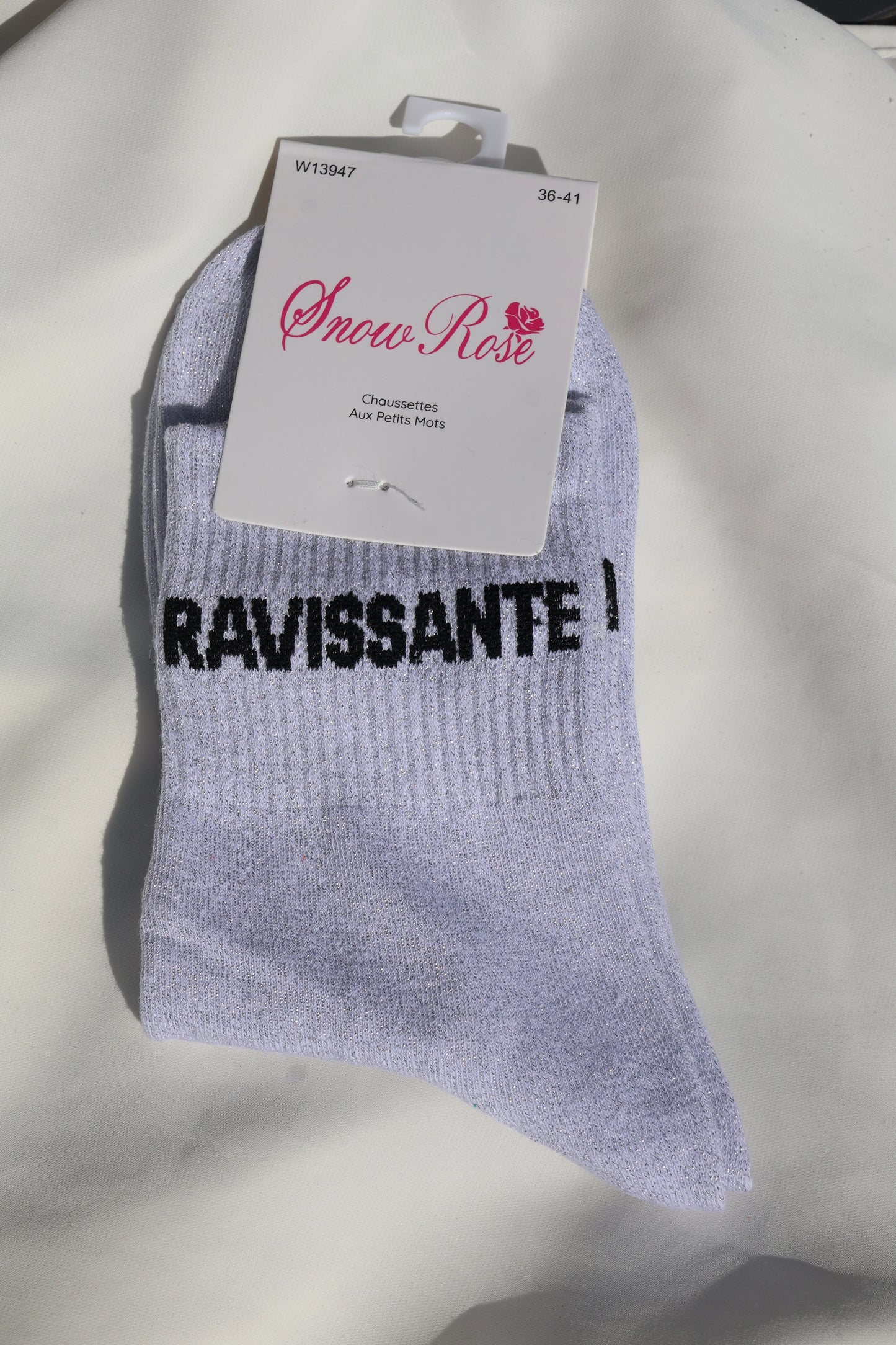 Chaussettes à paillettes Ravissante