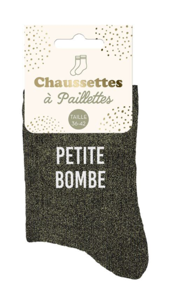 Chaussettes à paillettes Petite bombe