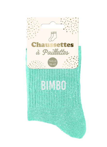 Chaussettes à paillettes Bimbo