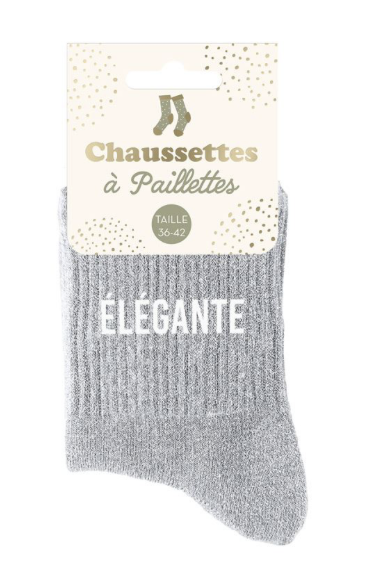 Chaussettes à paillettes Élégante