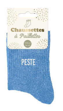 Chaussettes à paillettes Peste