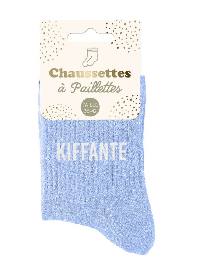 Chaussettes à paillettes kiffante