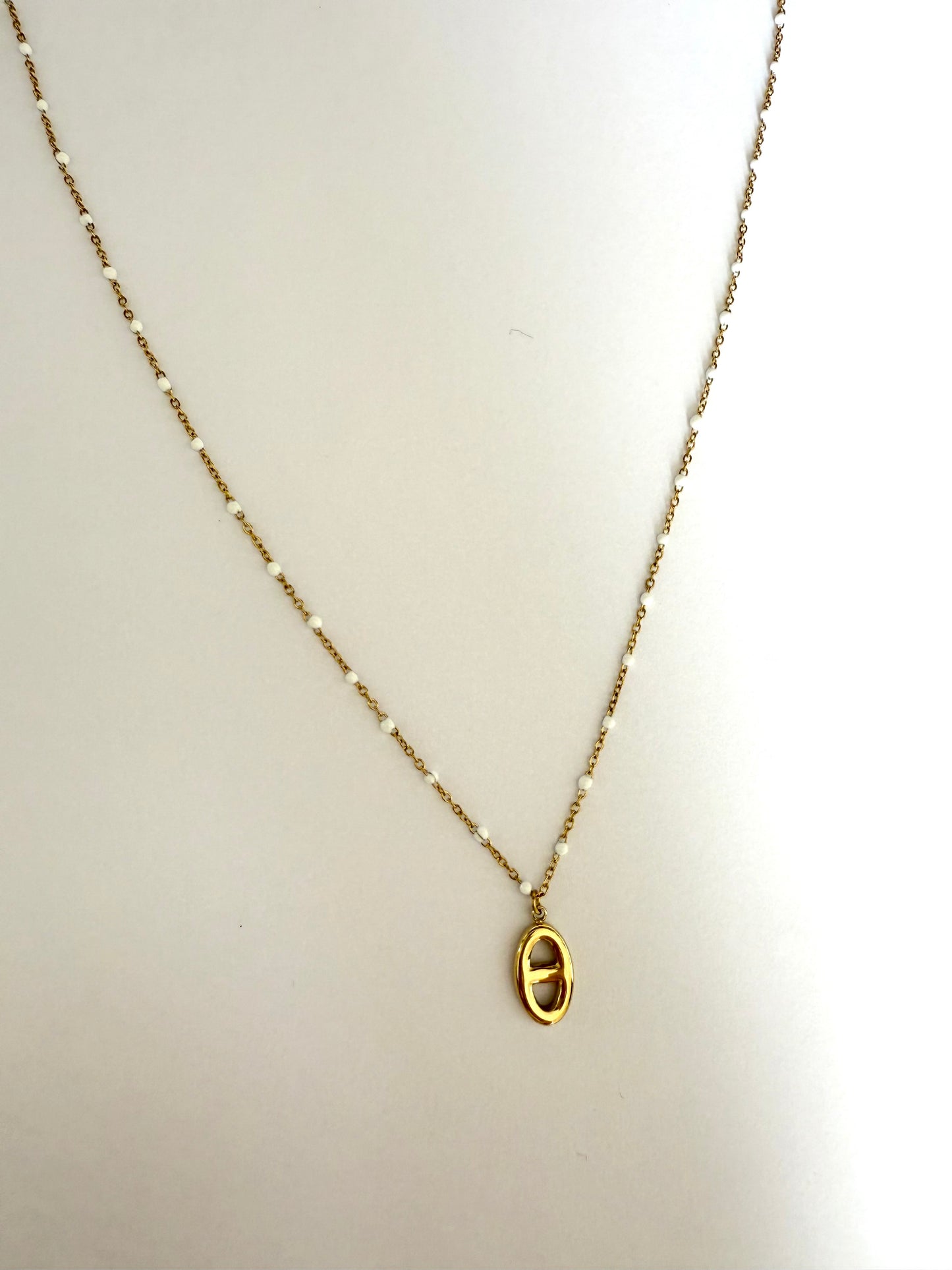 Collier Mya maille Marine