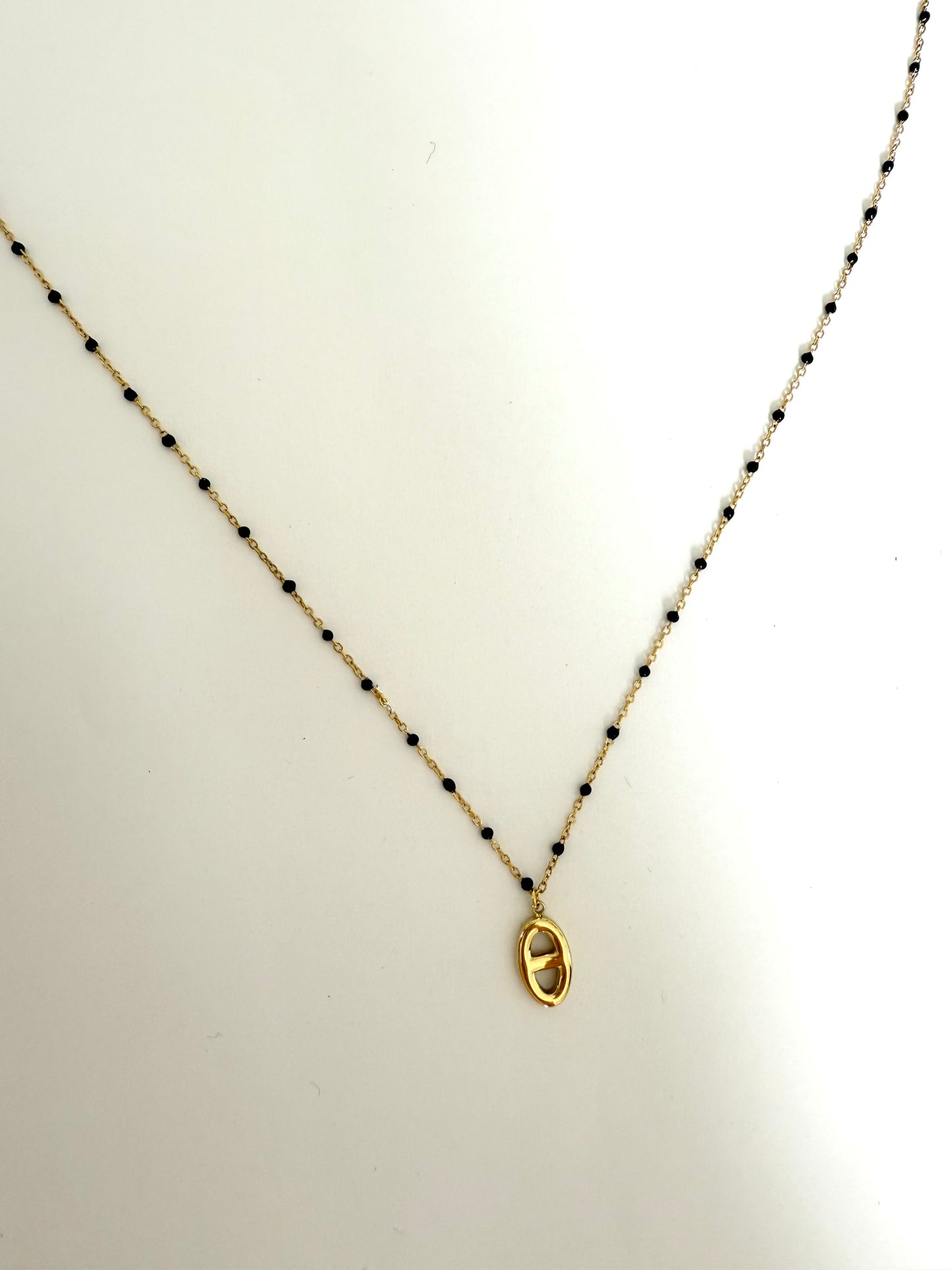 Collier Mya maille Marine