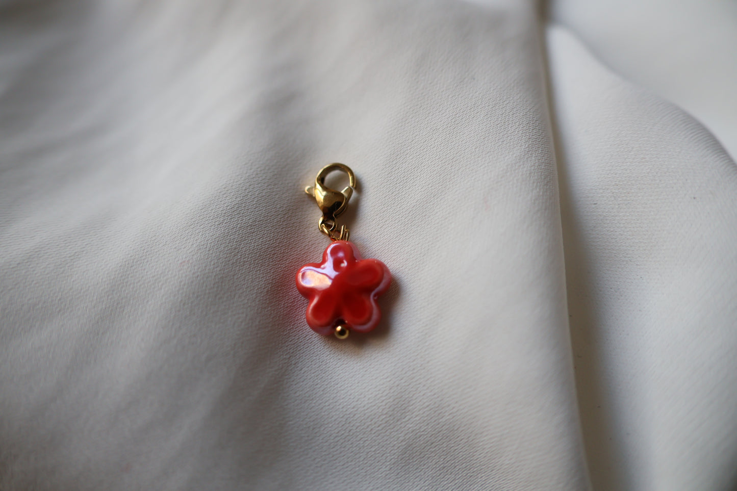 Charms Fleur rose