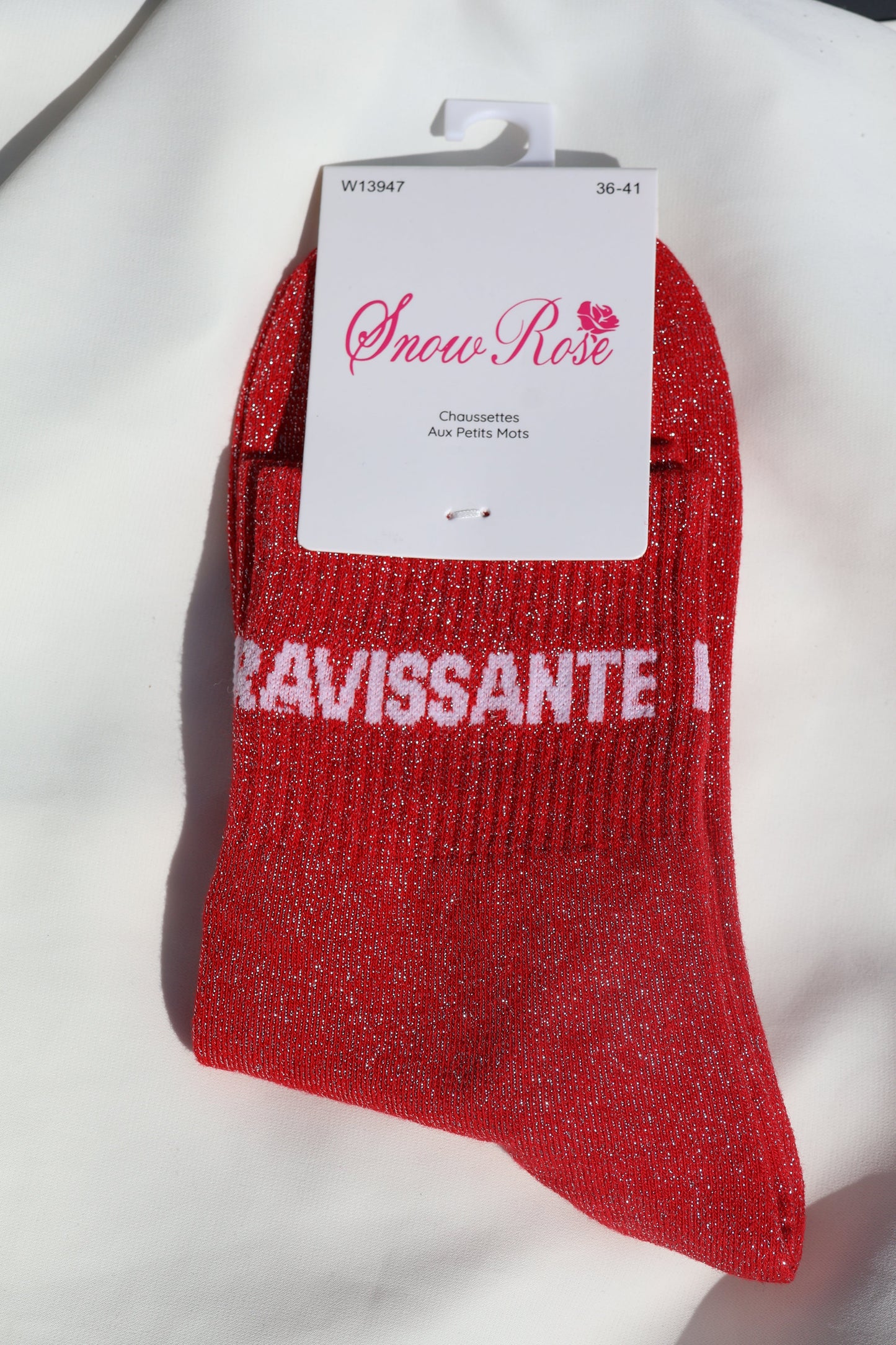 Chaussettes à paillettes Ravissante