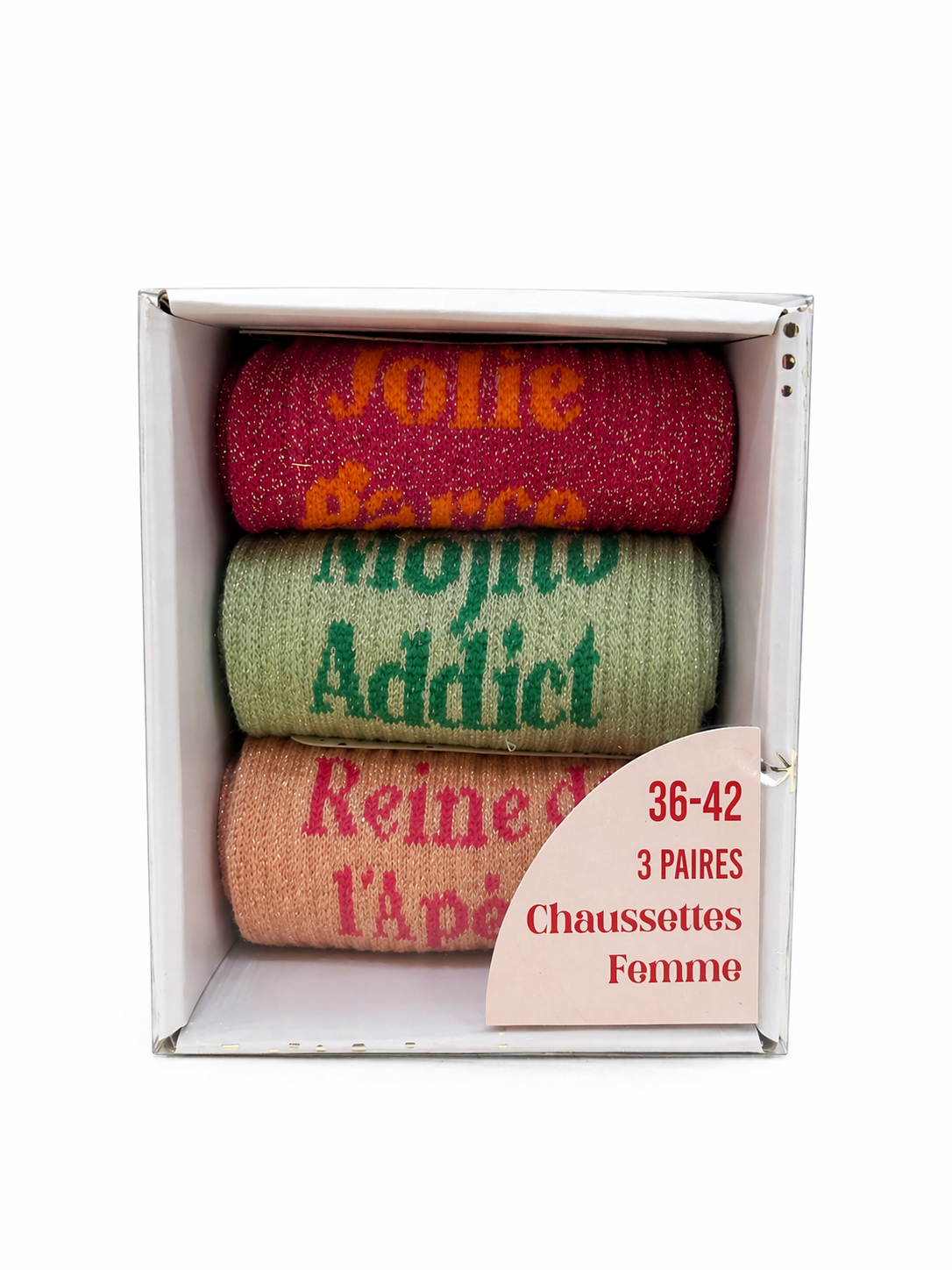 Box cadeau Jolie garce, mojito addict et reine de l’apéro