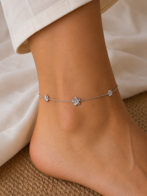 Bracelet de cheville Flower