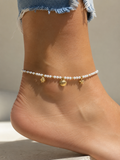Bracelet de cheville coquillage