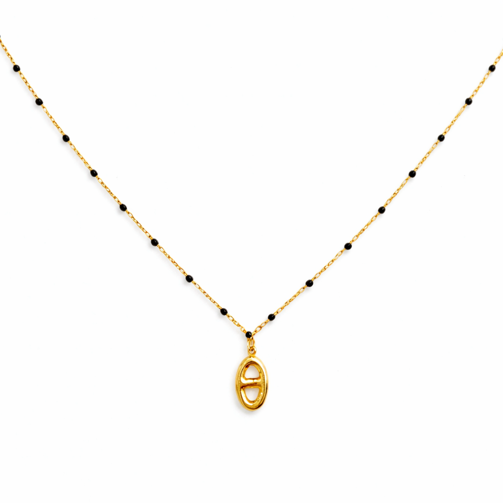 Collier Mya maille Marine