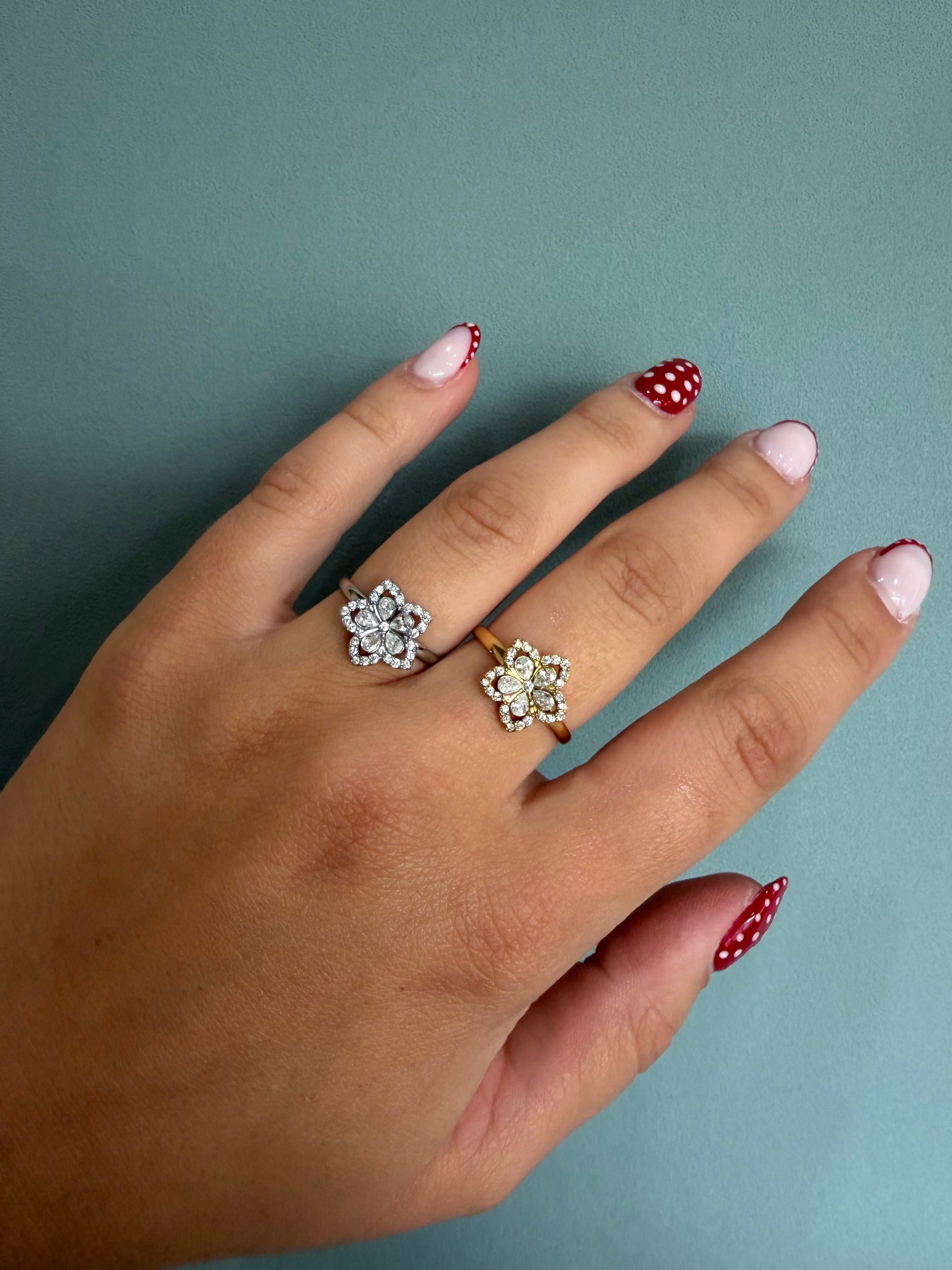 Bague dahlia