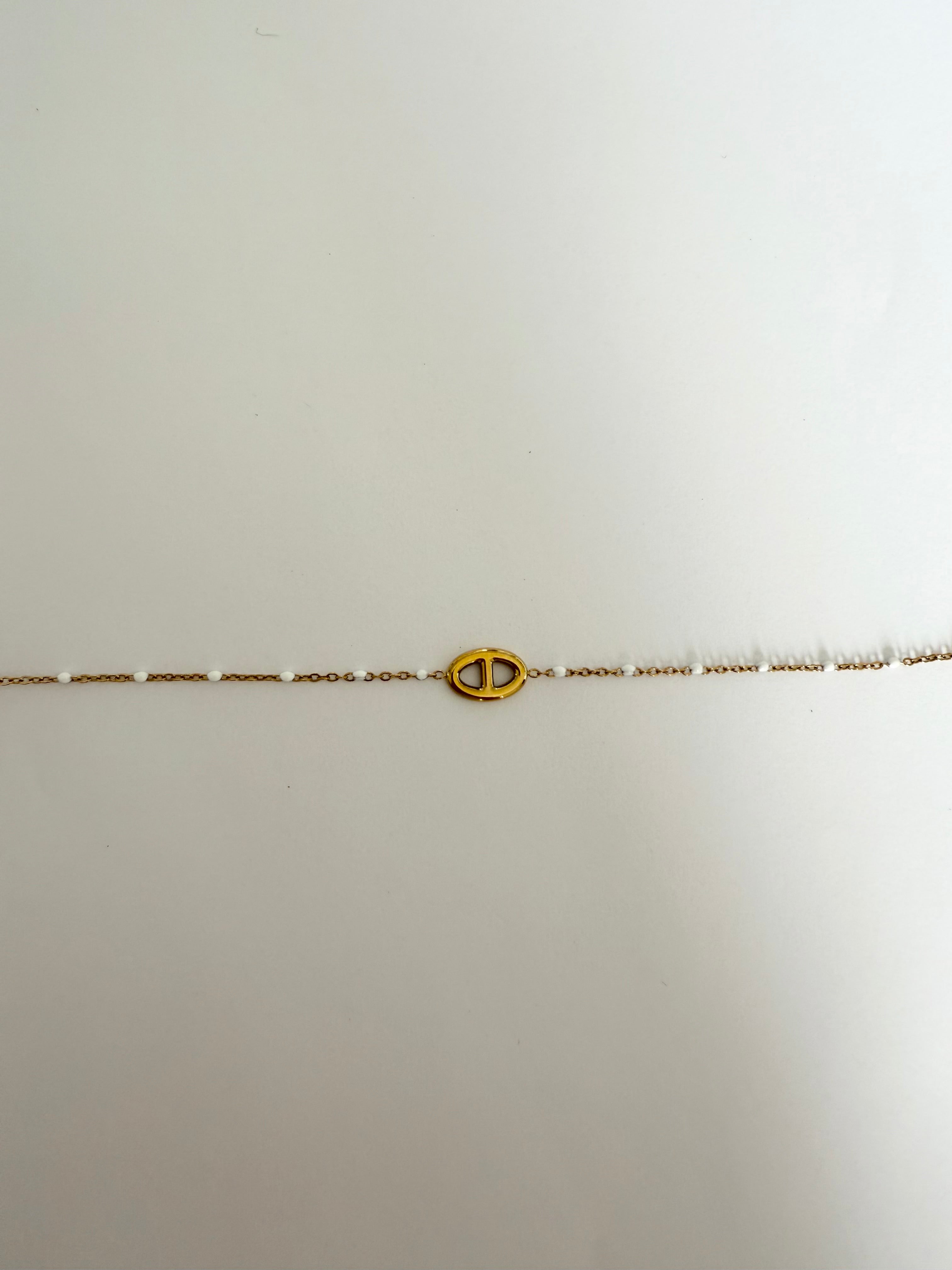 Bracelet Mya maille Marine