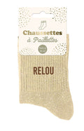 Chaussettes à paillettes Relou
