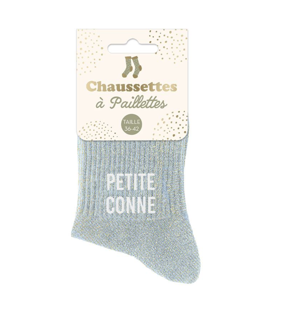 Chaussettes à paillettes Petite Conne