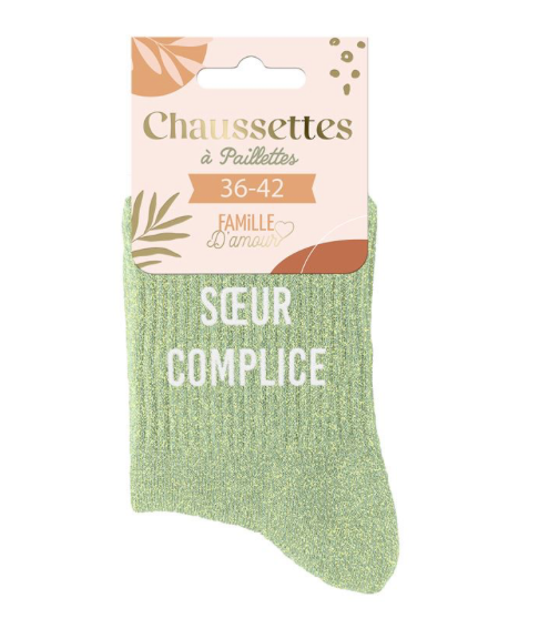 Chaussettes à paillettes Soeur complice