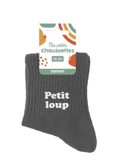 Chaussettes garçon Petite loup