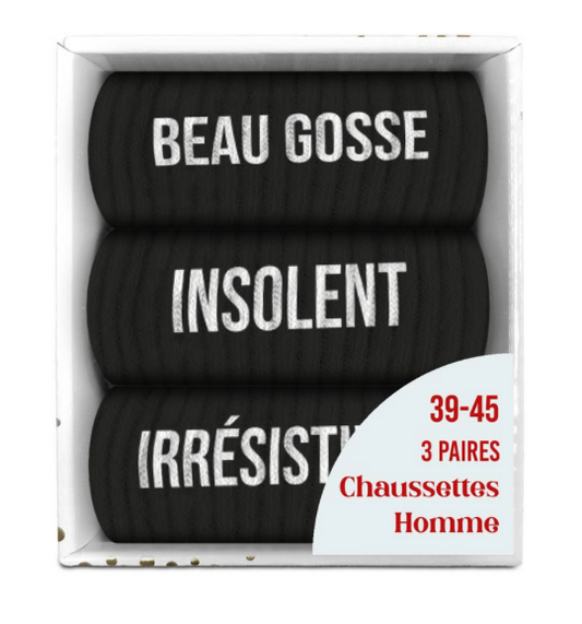 Box cadeau Beau gosse, Insolant, Irrésistible