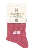 Chaussettes à paillettes Wesh