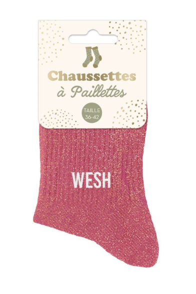 Chaussettes à paillettes Wesh