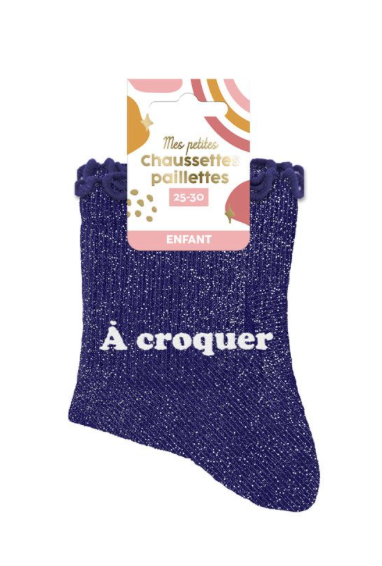 Chaussettes à paillettes fille A croquer