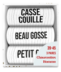 Box cadeau Homme Casse couille, Beau gosse, Petit con