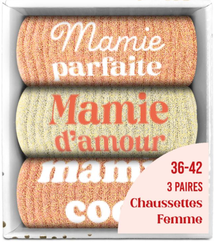 Box cadeau Mamie Parfaite, Mamie d'amour, Mamie Cool