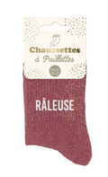 Chaussettes à paillettes Râleuse