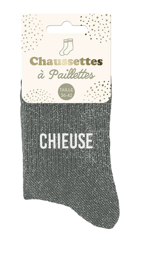 Chaussettes à paillettes Chieuse