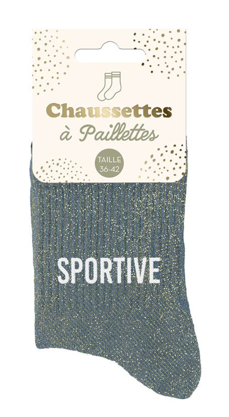 Chaussettes à paillettes Sportive