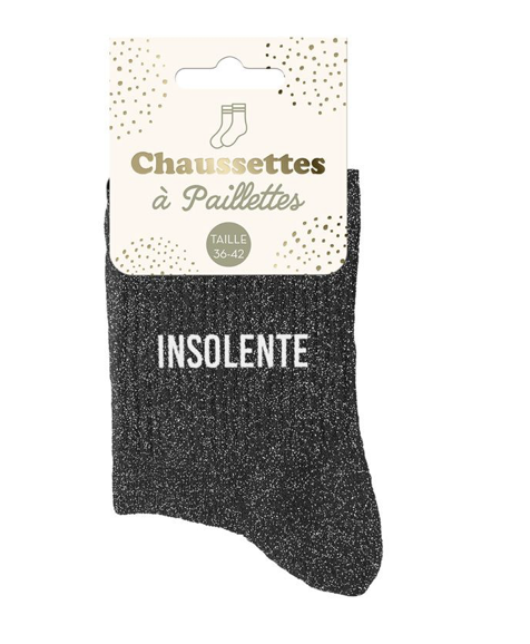 Chaussettes à paillettes Insolante
