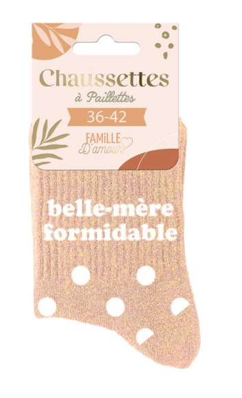 Chaussettes à paillettes Belle-Mère Formidable