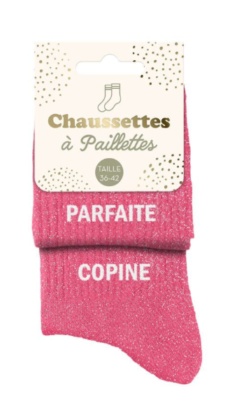 Chaussettes à paillettes Parfaite Copine