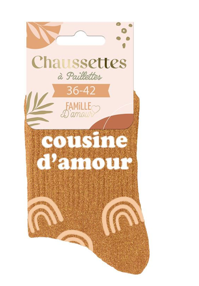 Chaussettes à paillettes Cousine d'amour