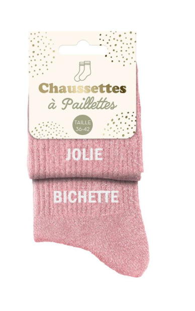 Chaussettes à paillettes Jolie Bichette
