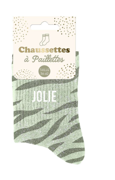 Chaussettes à paillettes Jolie
