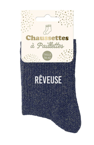 Chaussettes à paillettes Rêveuse