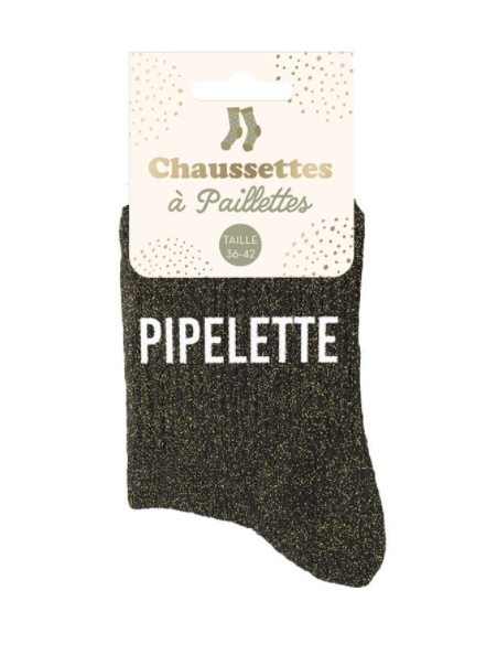 Chaussettes à paillettes Pipelette