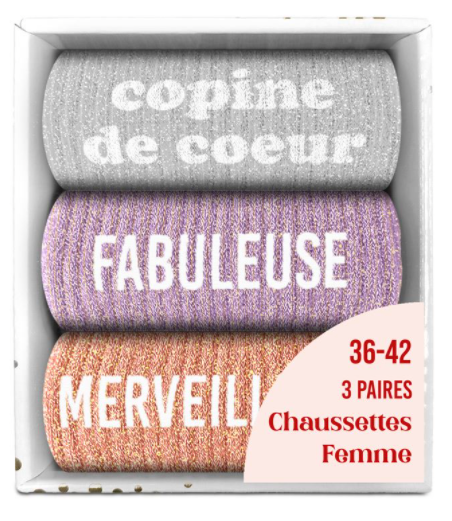 Box cadeau Copine de coeur, Fabuleuse, Merveilleuse