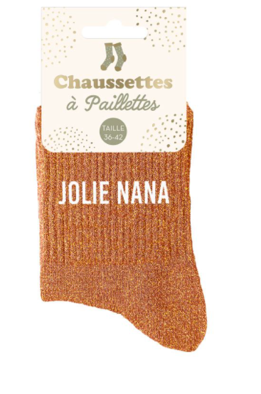 Chaussettes à paillettes Jolie Nana