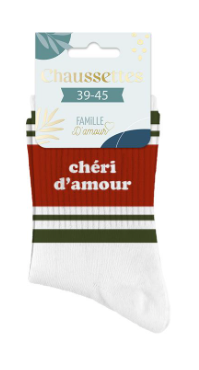 Chaussettes hommes Chéri d'amour