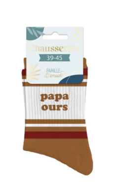 Chaussettes Homme Papa Ours