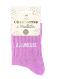 Chaussettes à paillettes Allumeuse