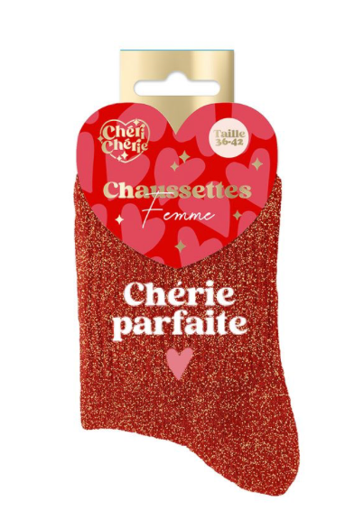 Chaussettes à paillettes Chérie Parfaite