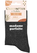 Chaussettes à paillettes Madame parfaite