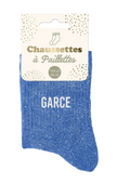 Chaussettes à paillettes Garce