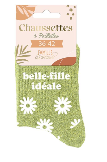 Chaussettes à paillettes Belle fille Idéale