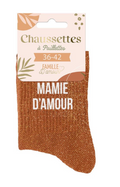 Chaussettes à paillettes Mamie D'amour