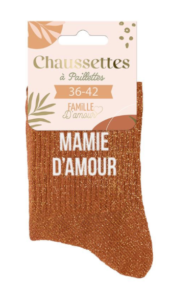 Chaussettes à paillettes Mamie D'amour