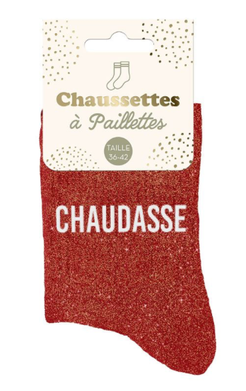 Chaussettes à paillettes Chaudasse