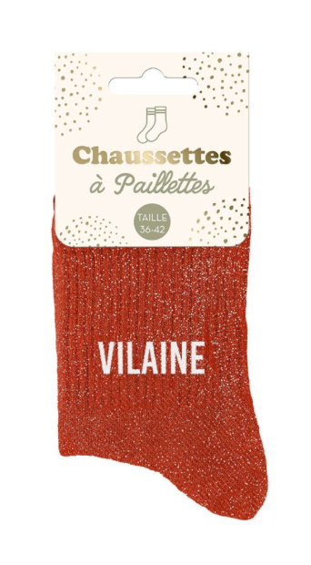 Chaussettes à paillettes Vilaine